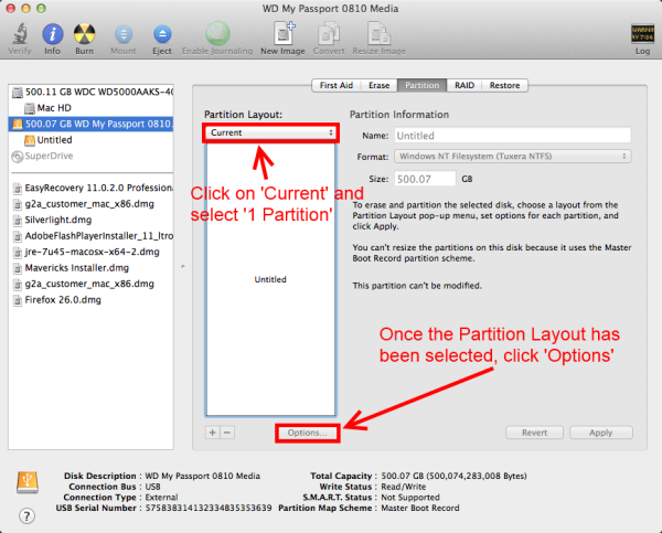 Format setting for usb to be read on both softwares for mac and windows 7